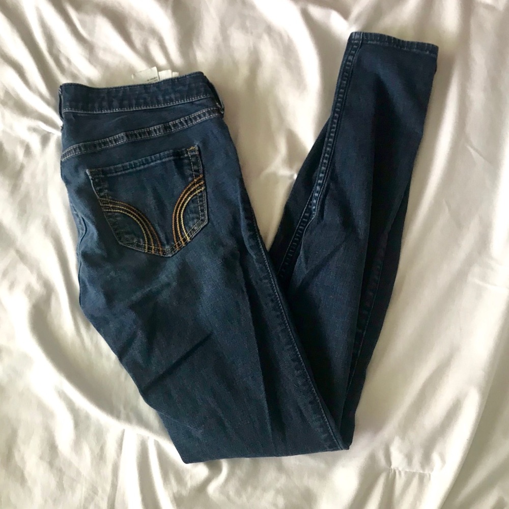 Hollister Medium Wash Jean Legging 5 LONG